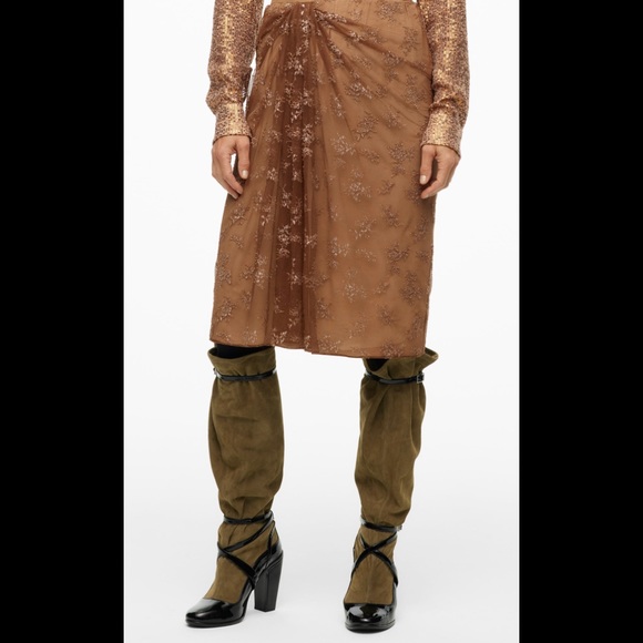 SALE | NWT ZARA COMBINATION SKIRT LIMITED EDITION - Picture 4 of 6